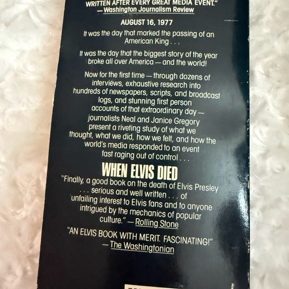 When Elvis Died Book - Picture 2 of 2
